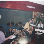 Palookaville, Covent Garden 1993/4 L-R Mick Kirby, Dave Crabtree, Les Booth, Al Kirtley