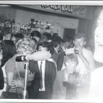 Potters Arms 1970: view from the stage (Monty just in shot on right)